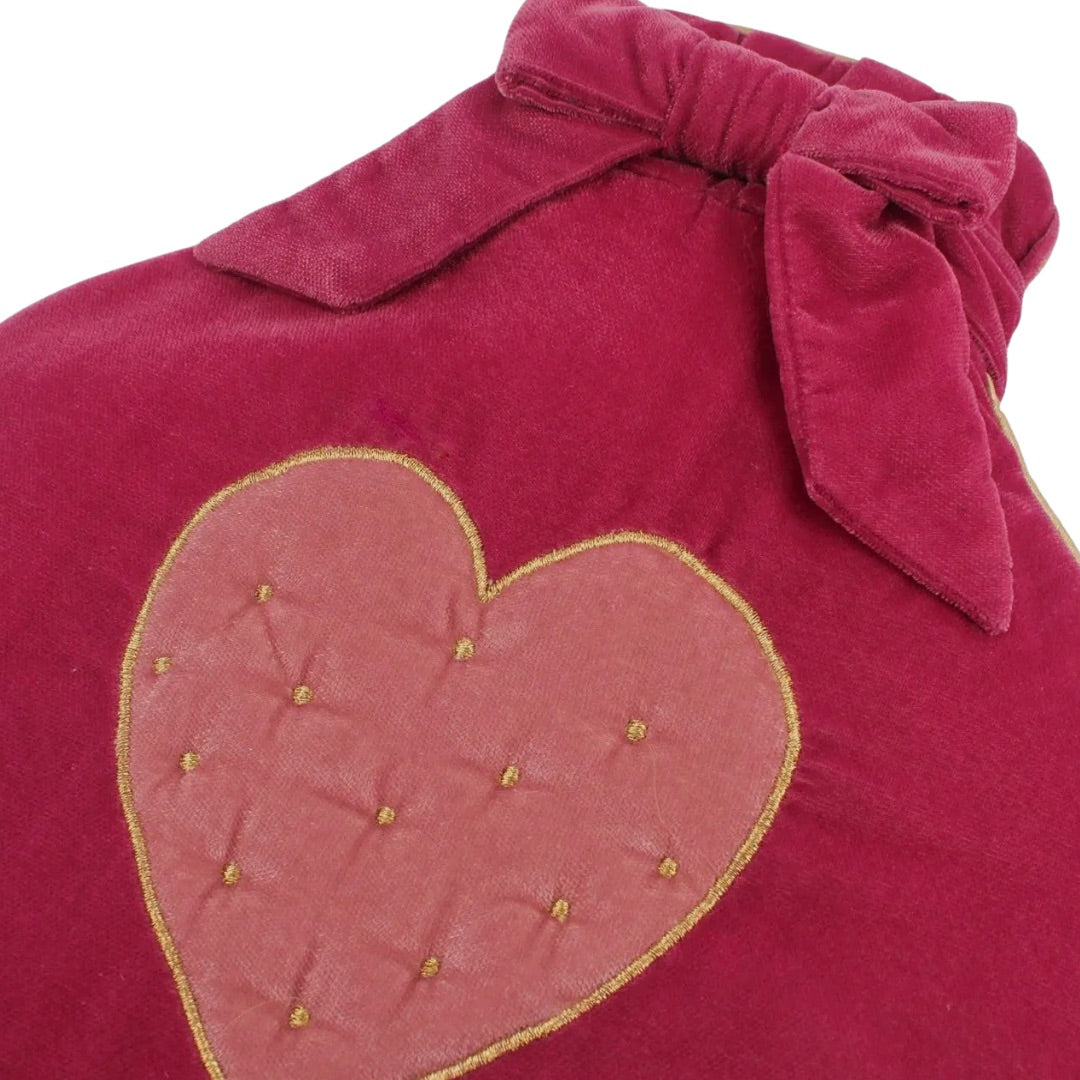 MY DORIS | Pink Velvet Heart Hot Water Bottle
