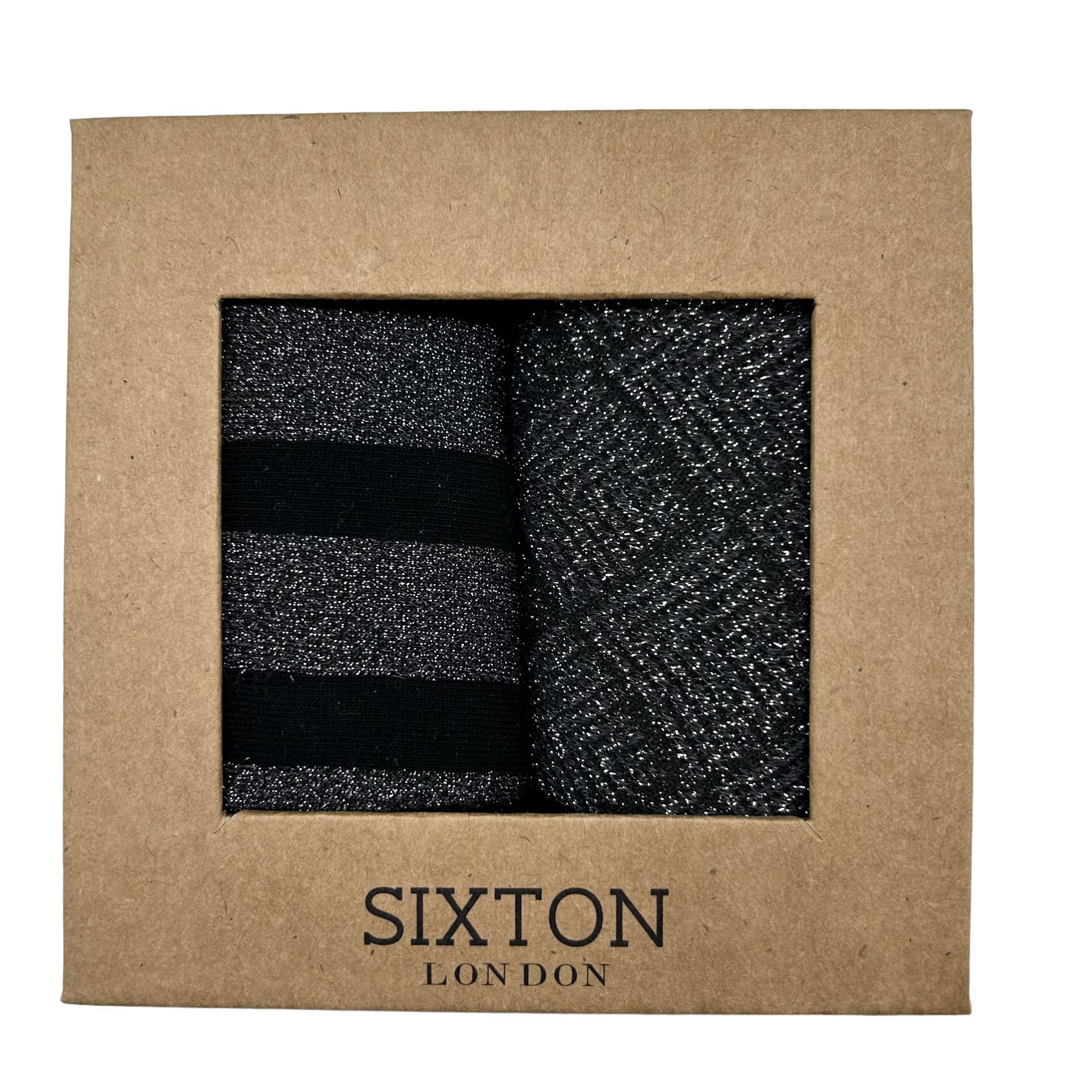 Black Berlin and Paris Duo Sock Box