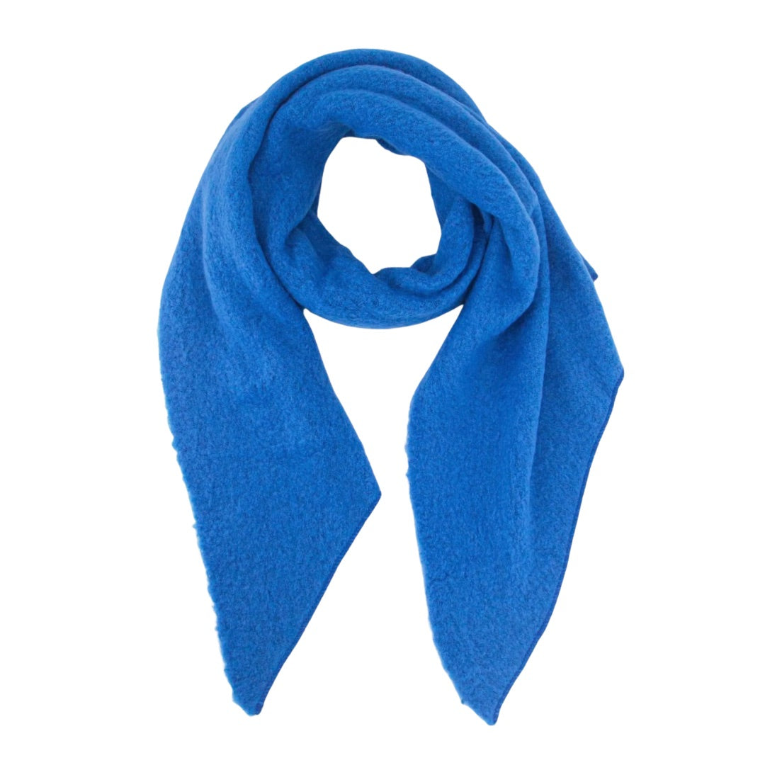 SARTA | Evie Heavyweight Asymmetric Scarf / Blue