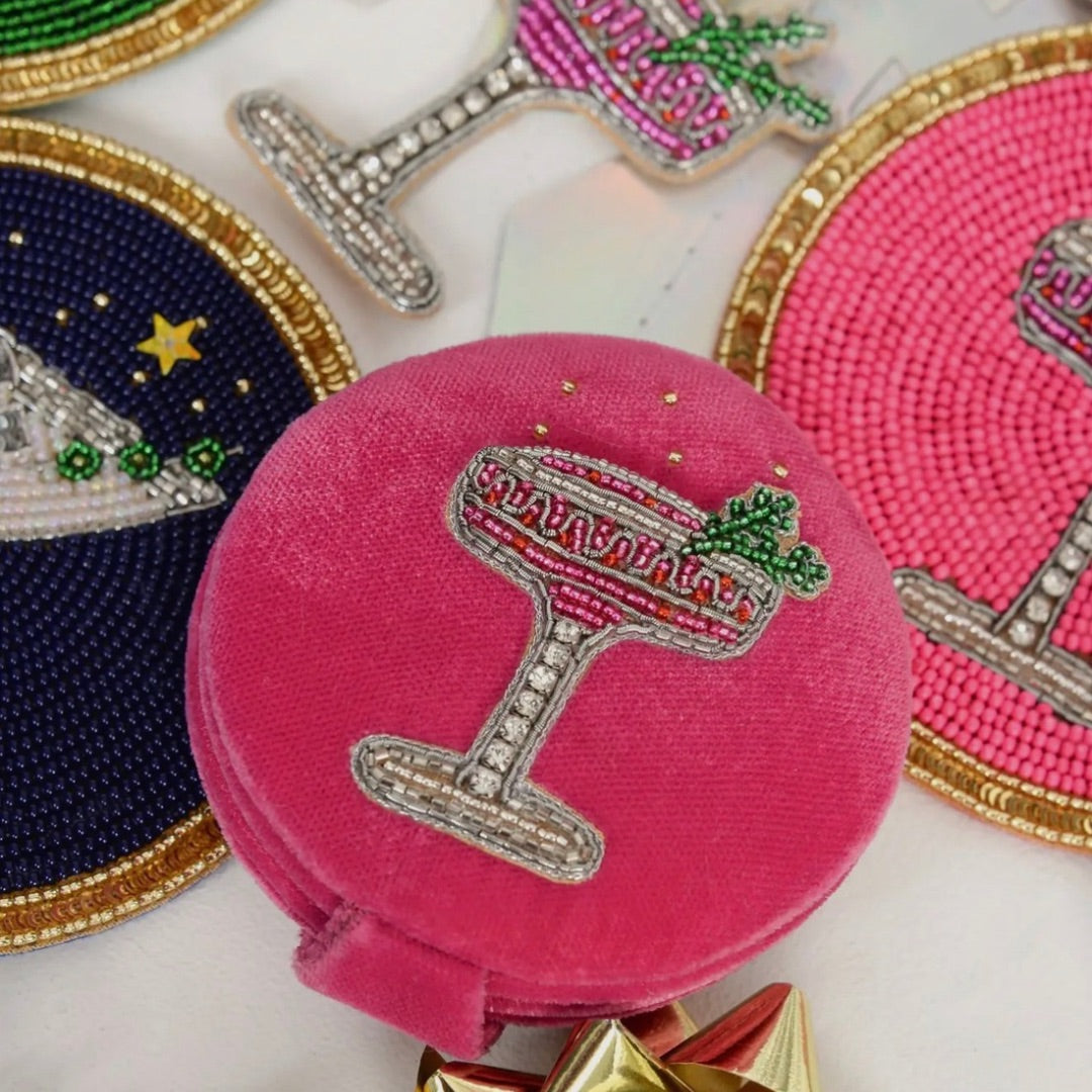 MY DORIS | Berry Fizz Cocktail Compact Mirror