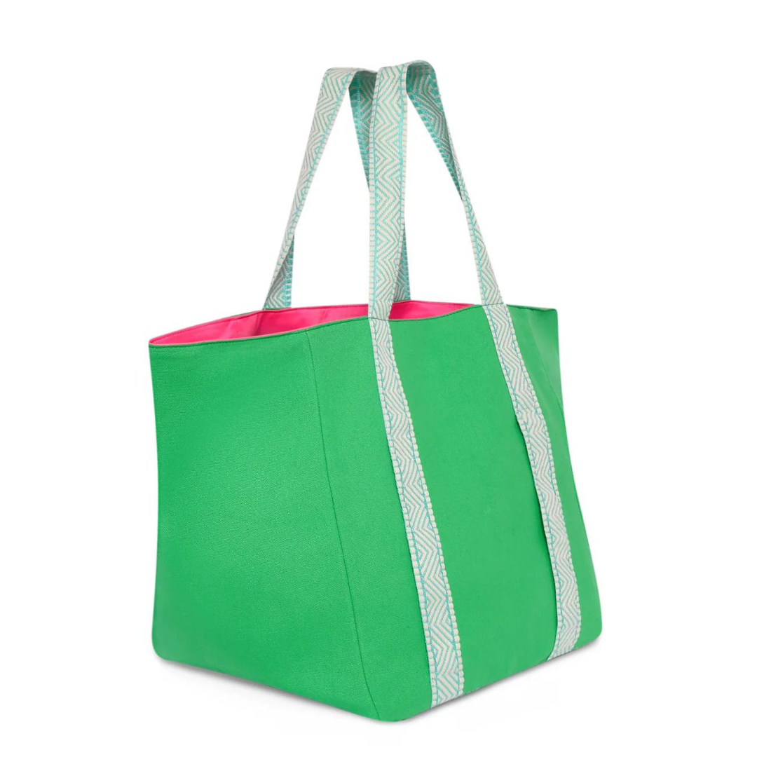 COCKATOO | Green Large Beach Bag