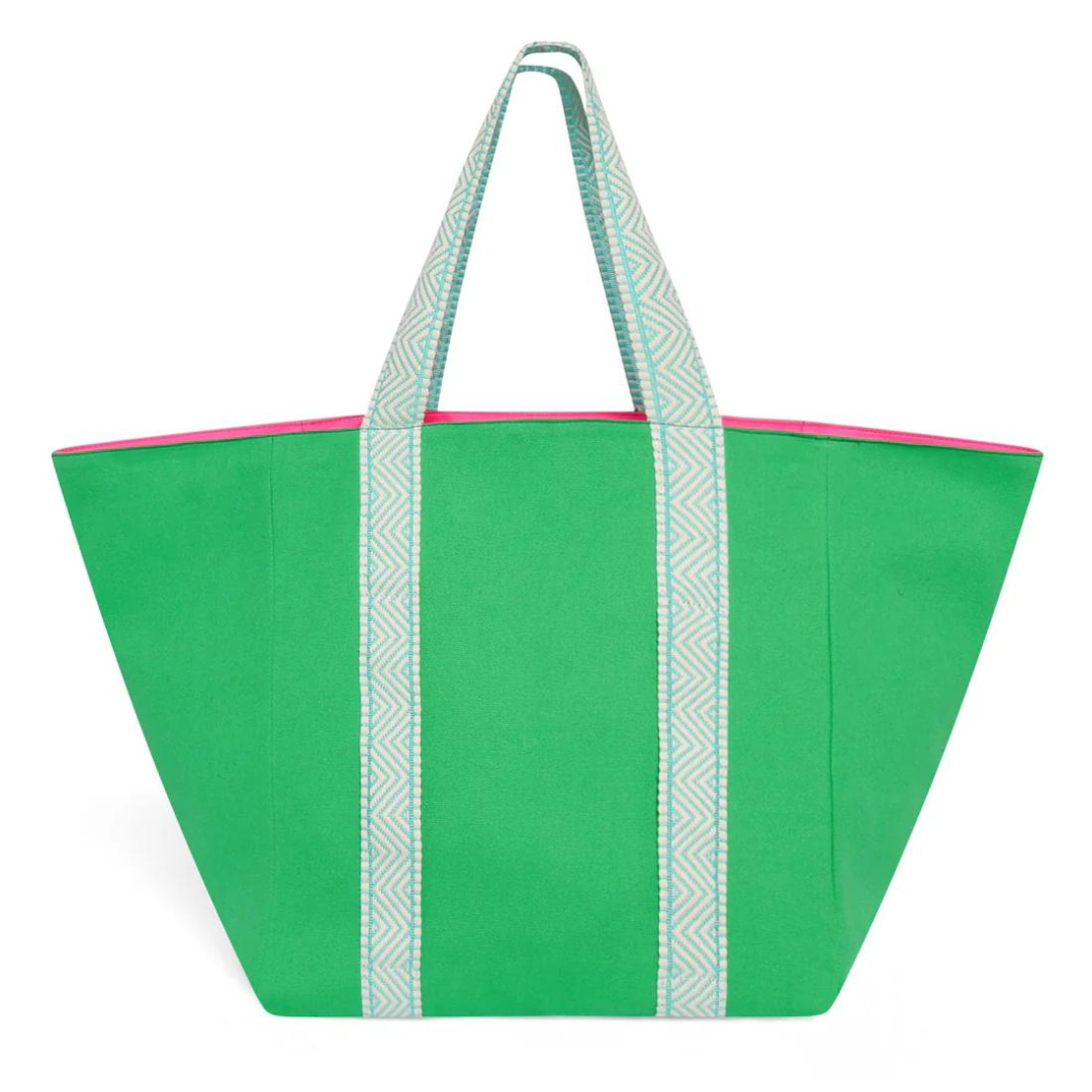 COCKATOO | Green Large Beach Bag