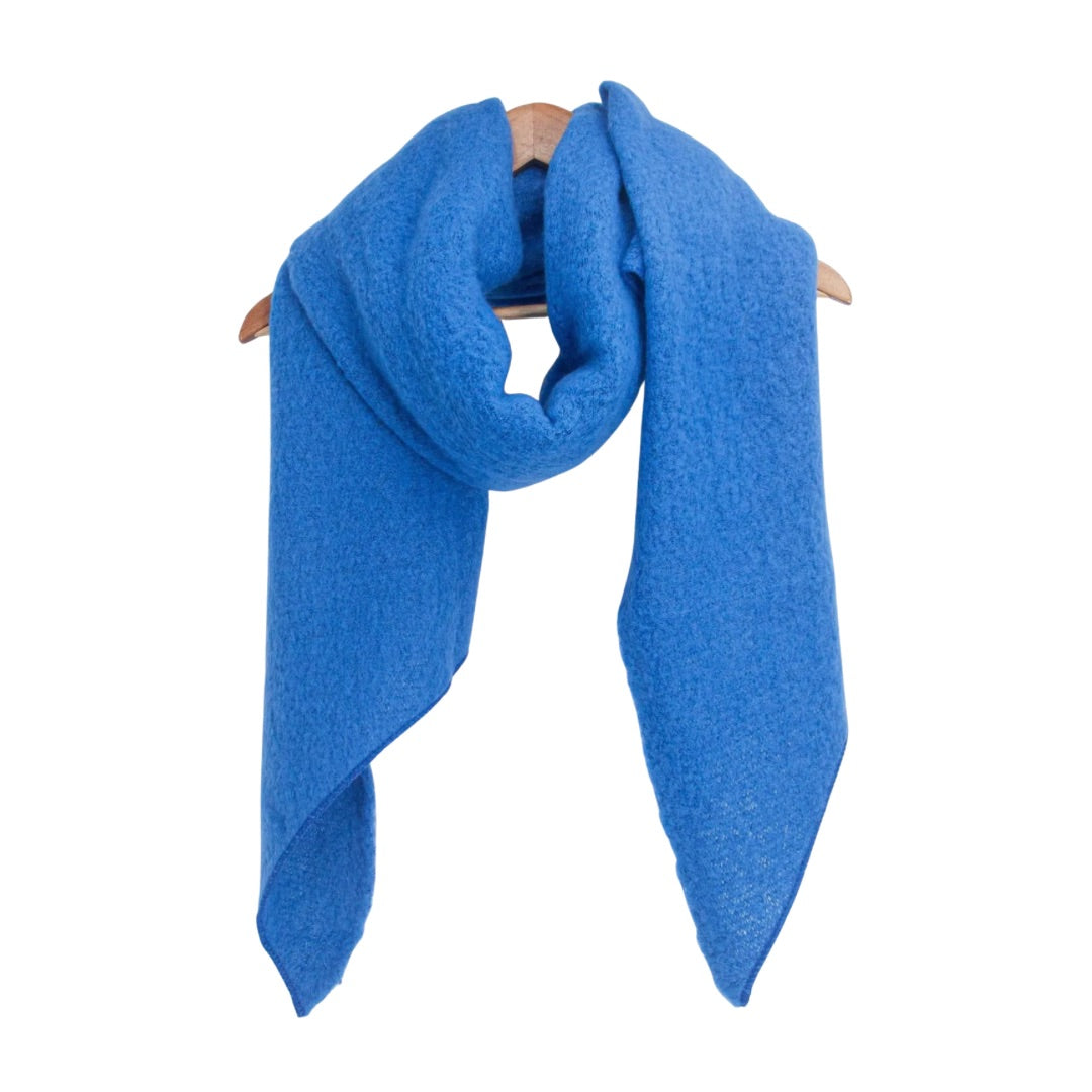 SARTA | Evie Heavyweight Asymmetric Scarf / Blue