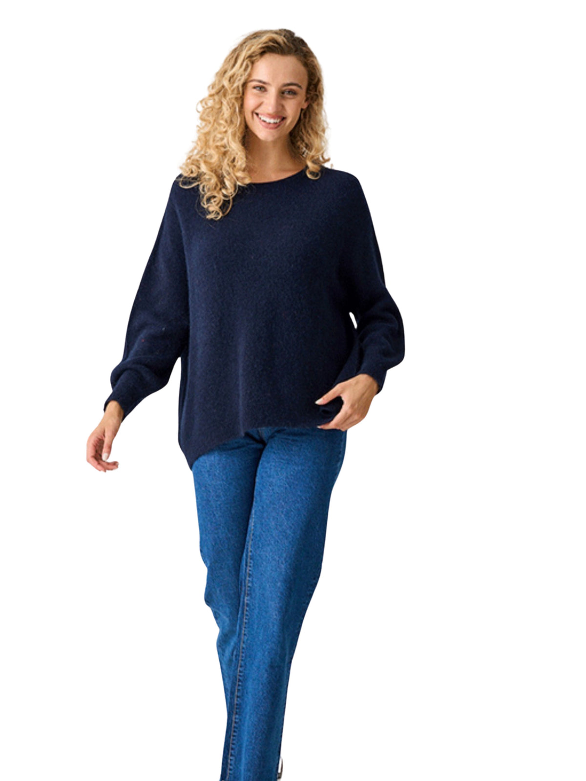 Womens Navy Jumper