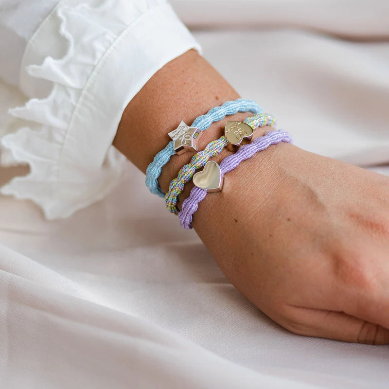 candy gold heart hair band by eloise