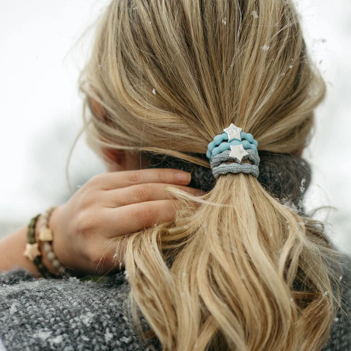 BY ELOISE London | Silver Metallic Hair Band with Silver Star