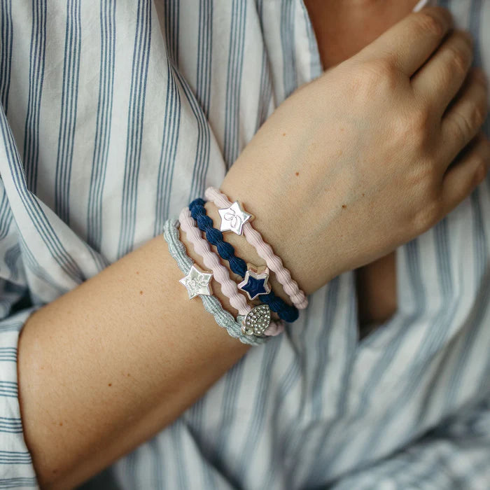 BY ELOISE London | Silver Metallic Hair Band with Silver Star