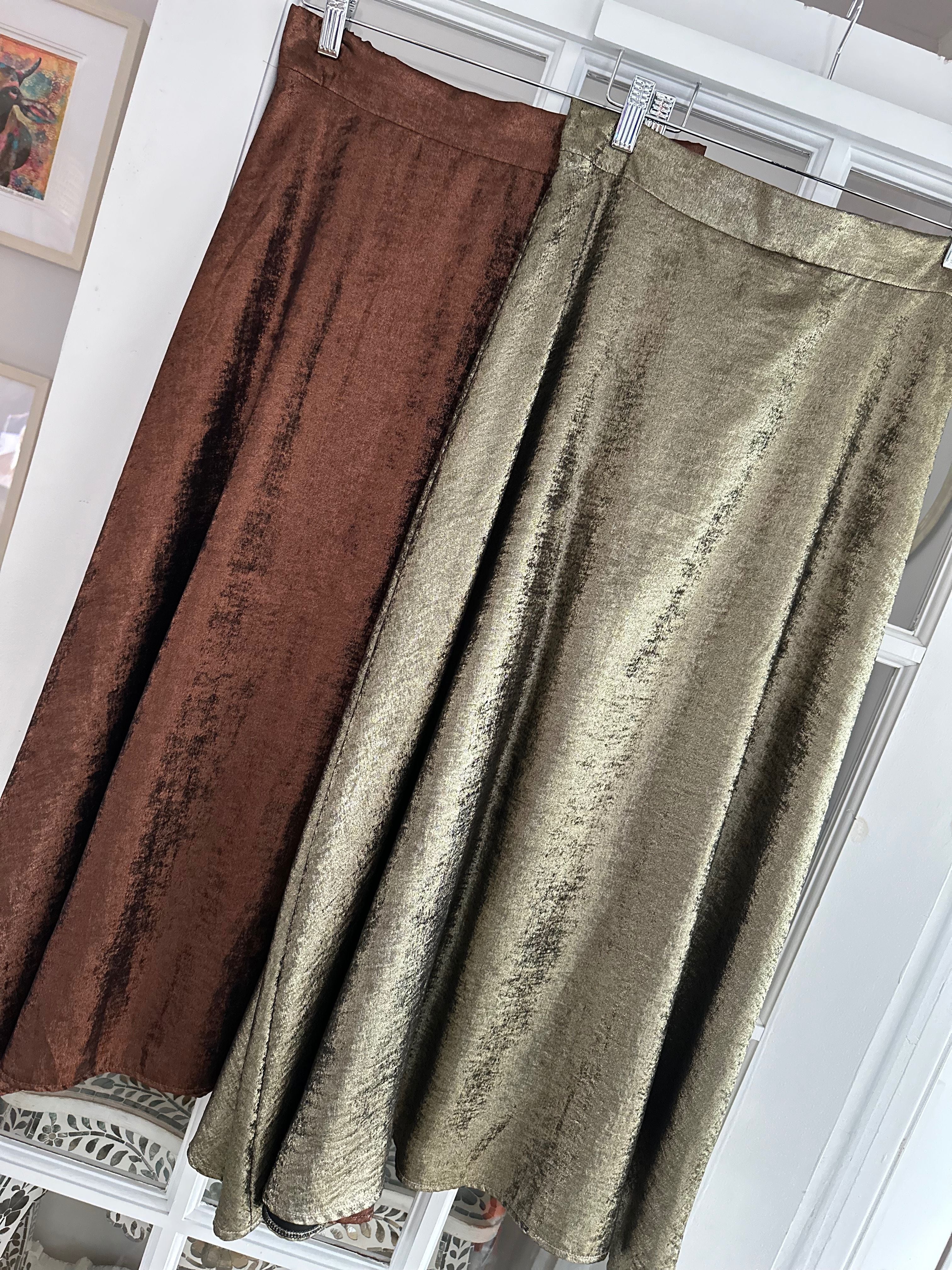 Metallic Gala Midaxi Skirt