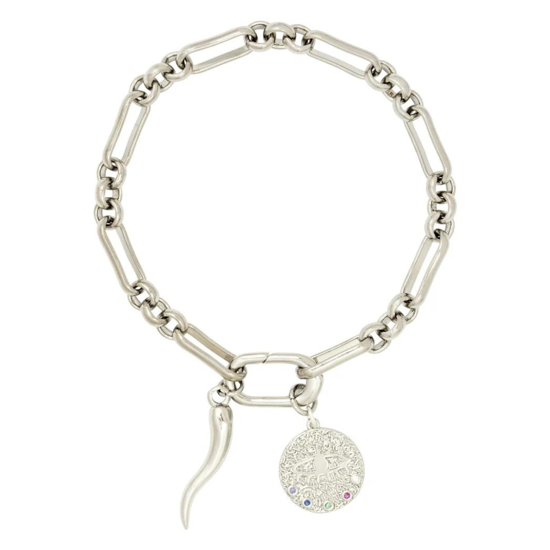 Piaf Silver Chain Bracelet Ashiana London