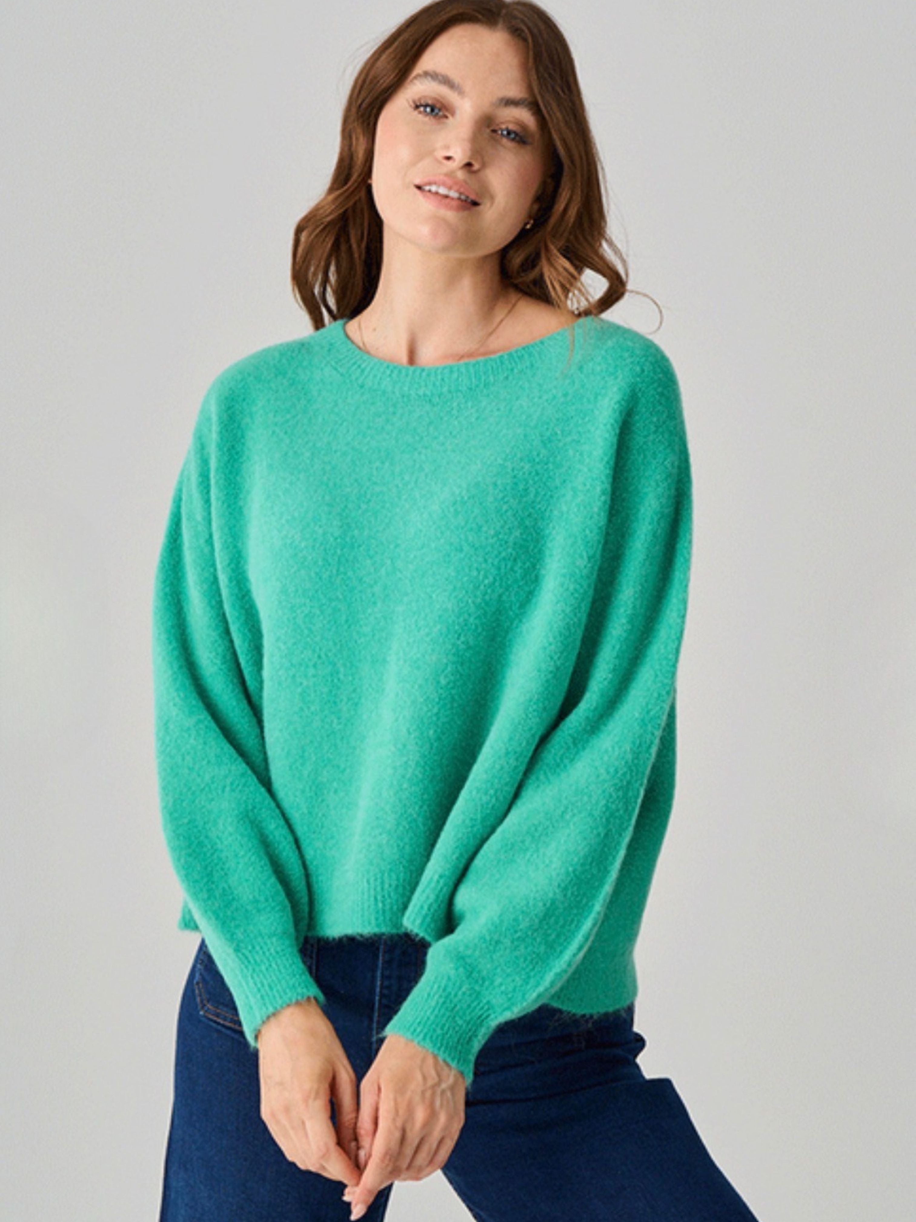 Aqua Alpaca Jumper Green