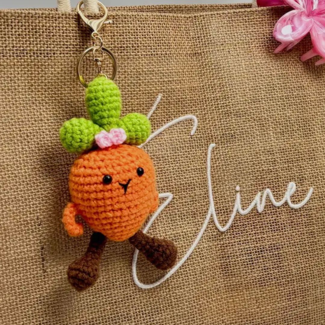 Grigri Carrot Bag Accessories and Keychain