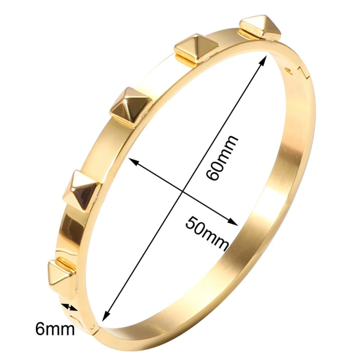 Gold Stud Bangle Toria Lee Marlow