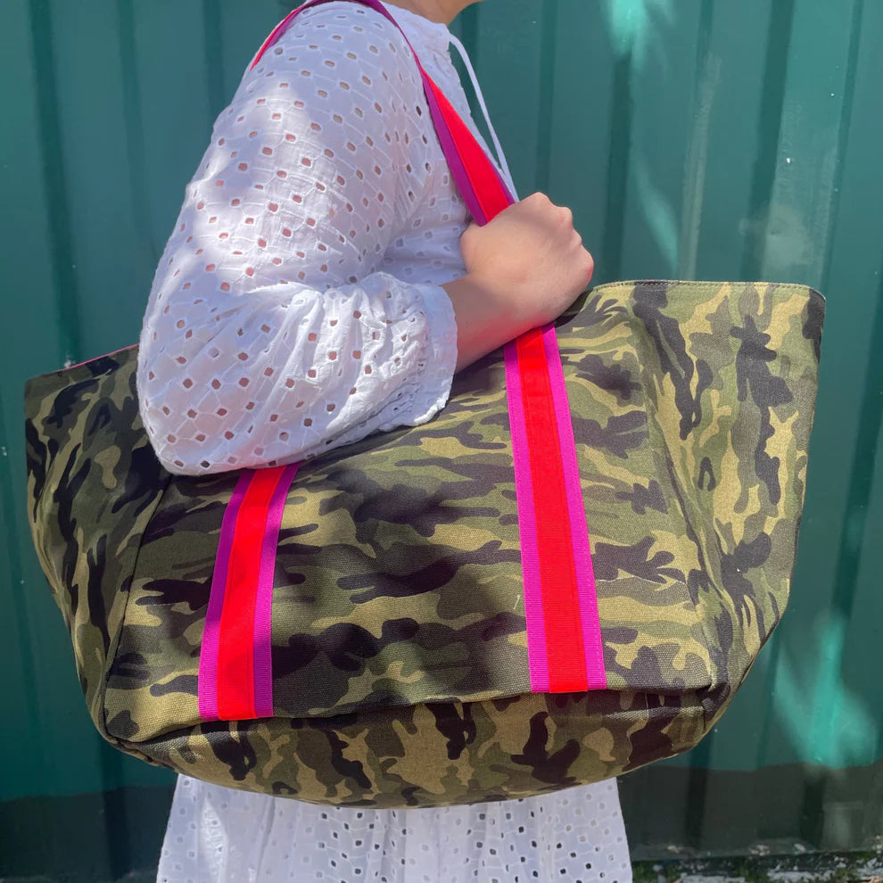 Camo Large Beach Bag