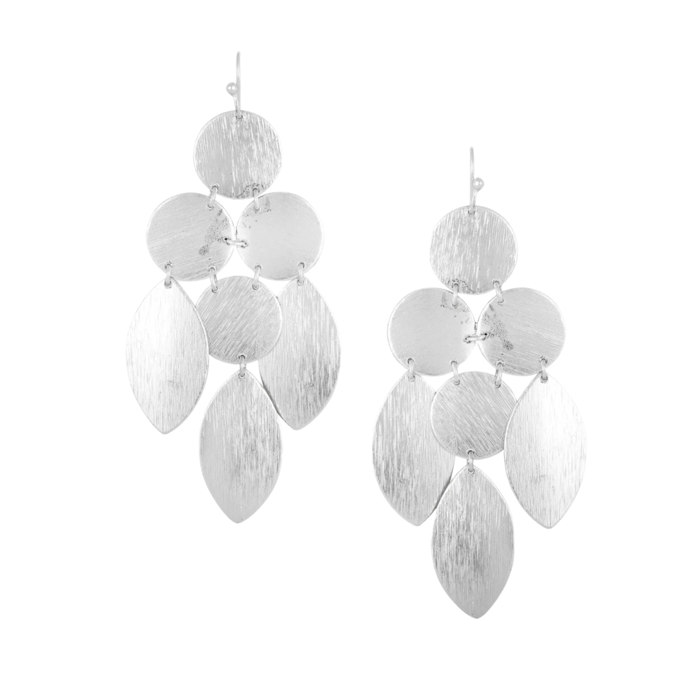 Mini Cheyenne Statement Silver Earrings Ashiana London