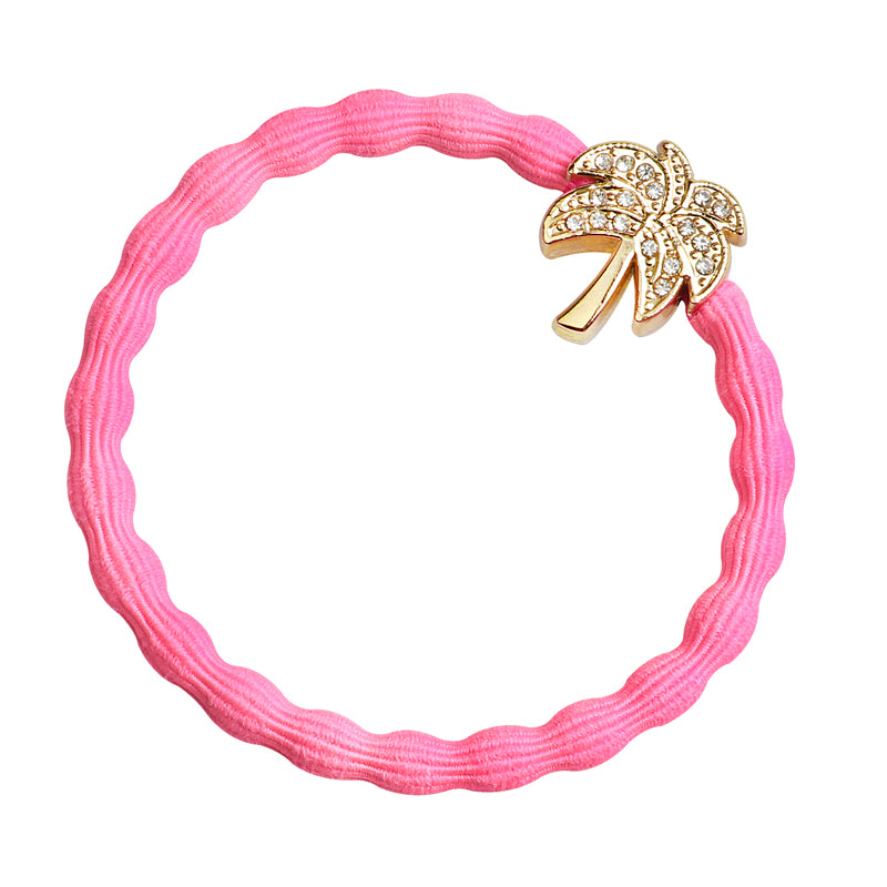 Pink Hair Band with Palm Tree