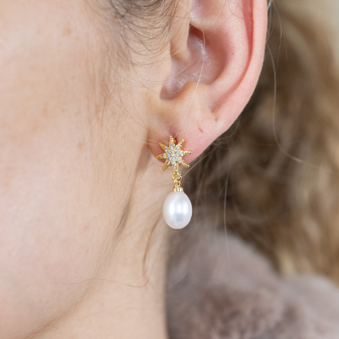 ASHIANA London | Misha Pearl Drop Earrings