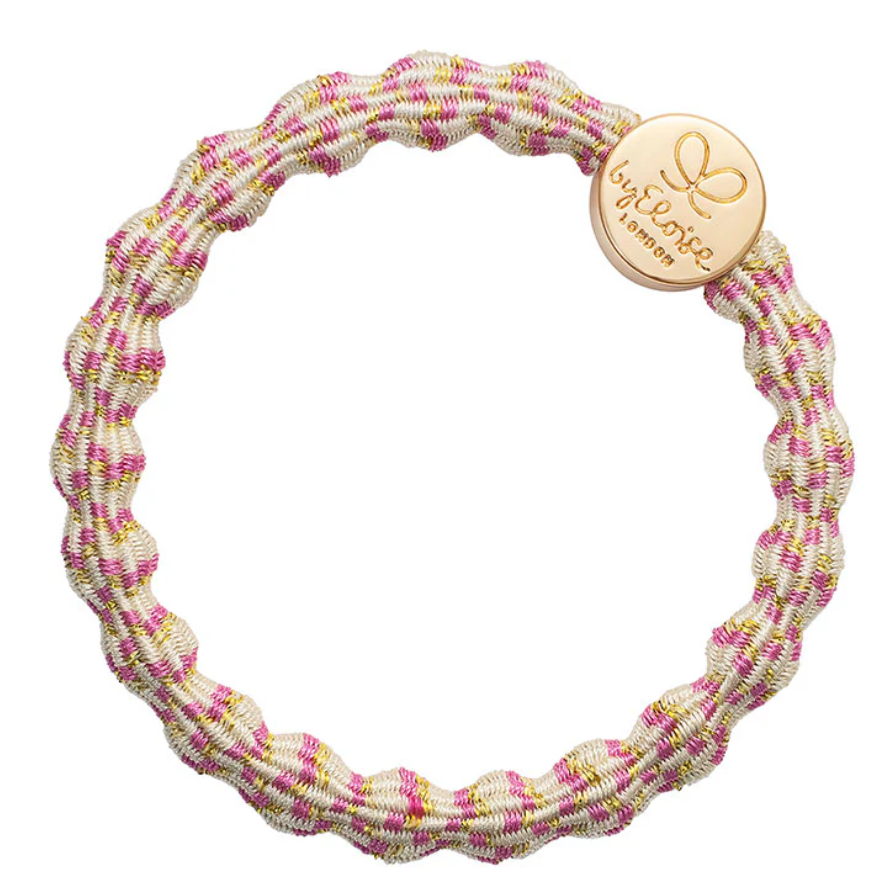 Blossom Metallic Hair Band with Gold Circle