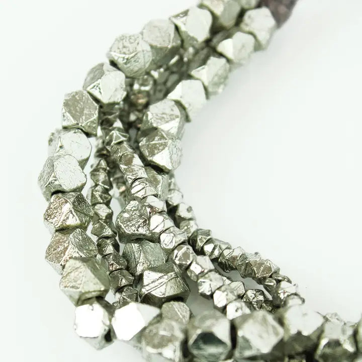 MY DORIS | Silver Multi Strand Chunky Bracelet