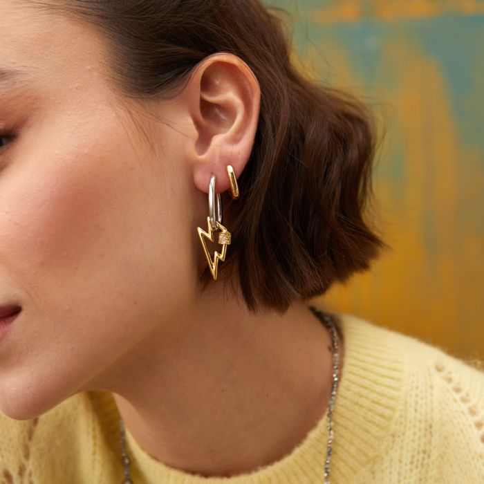 ASHIANA London | Gaby Silver Hoop Earrings