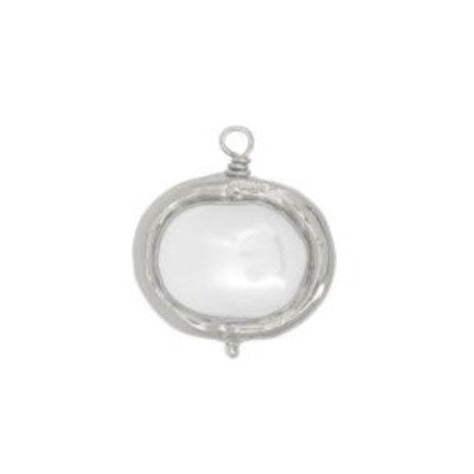 lea pearl silver charm