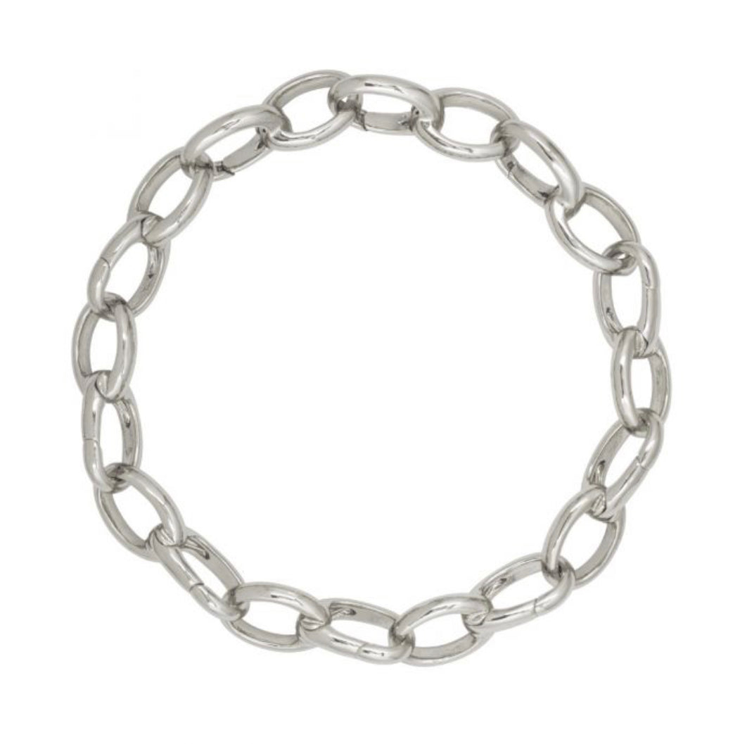 ASHIANA London | Elise Open Link Chain Bracelet Silver