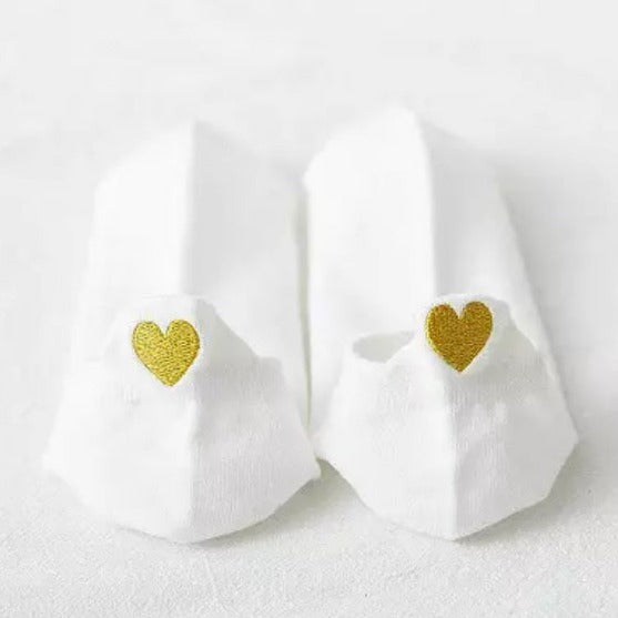 TORIA LEE | White Love Socks