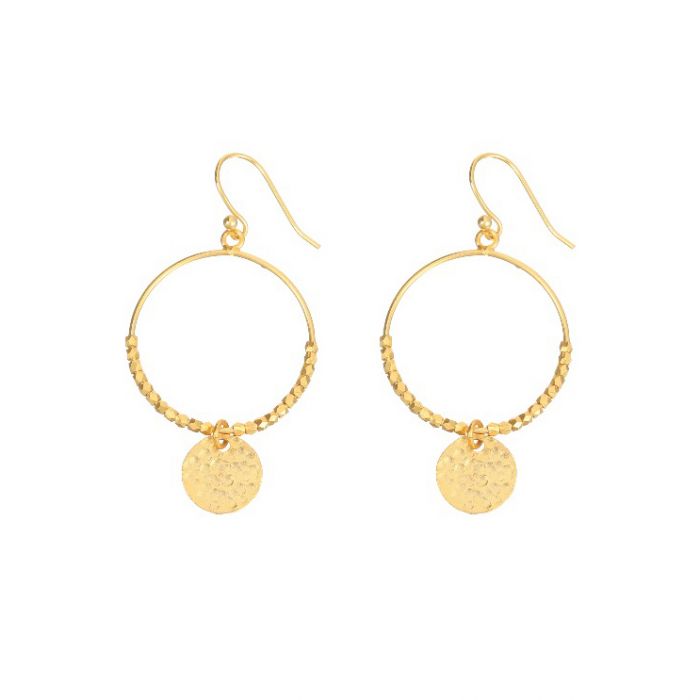 Ashiana Gold Mini Hoop Earrings