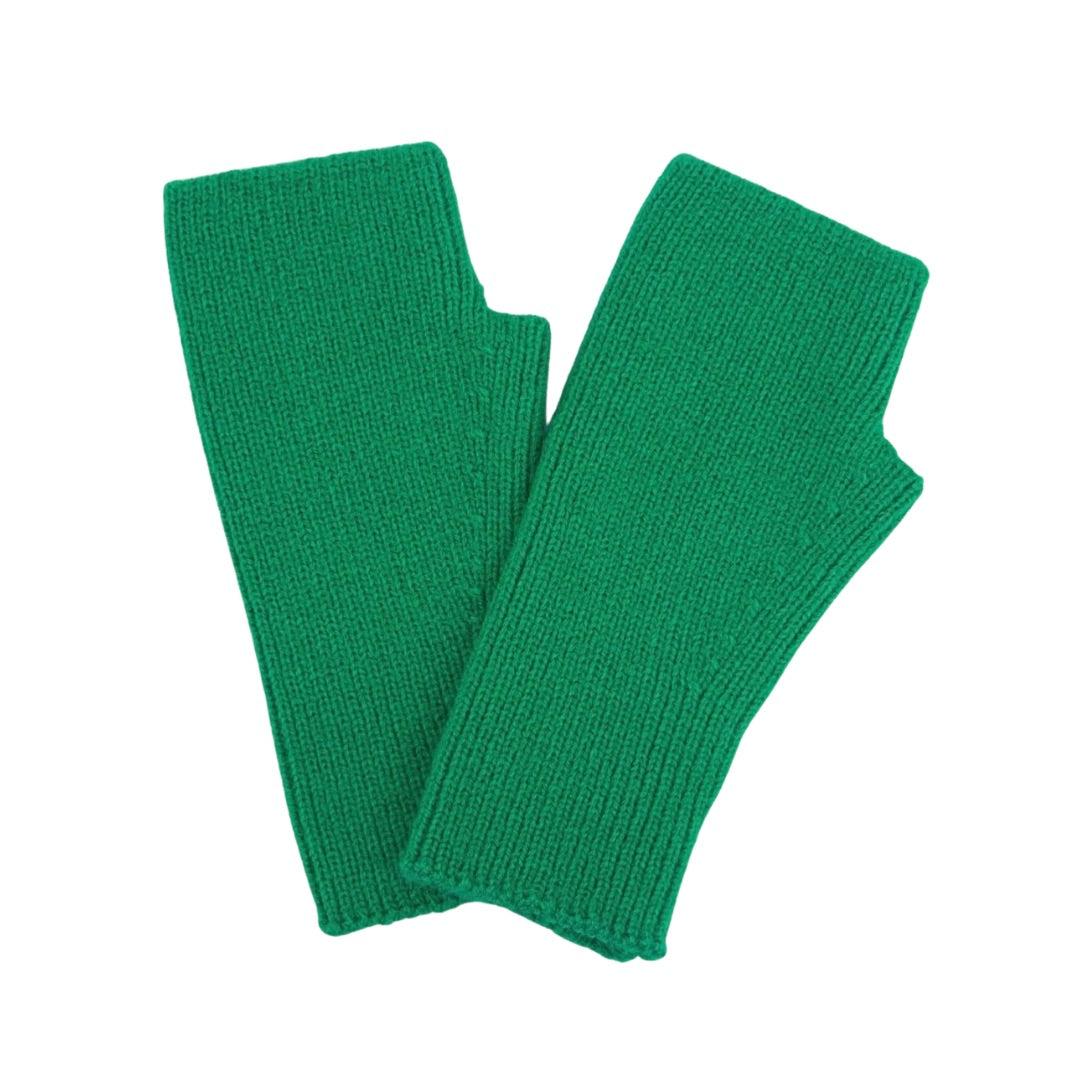 SARTA | Dylan Bright Green Ribbed Wrist Warmers / Gloves