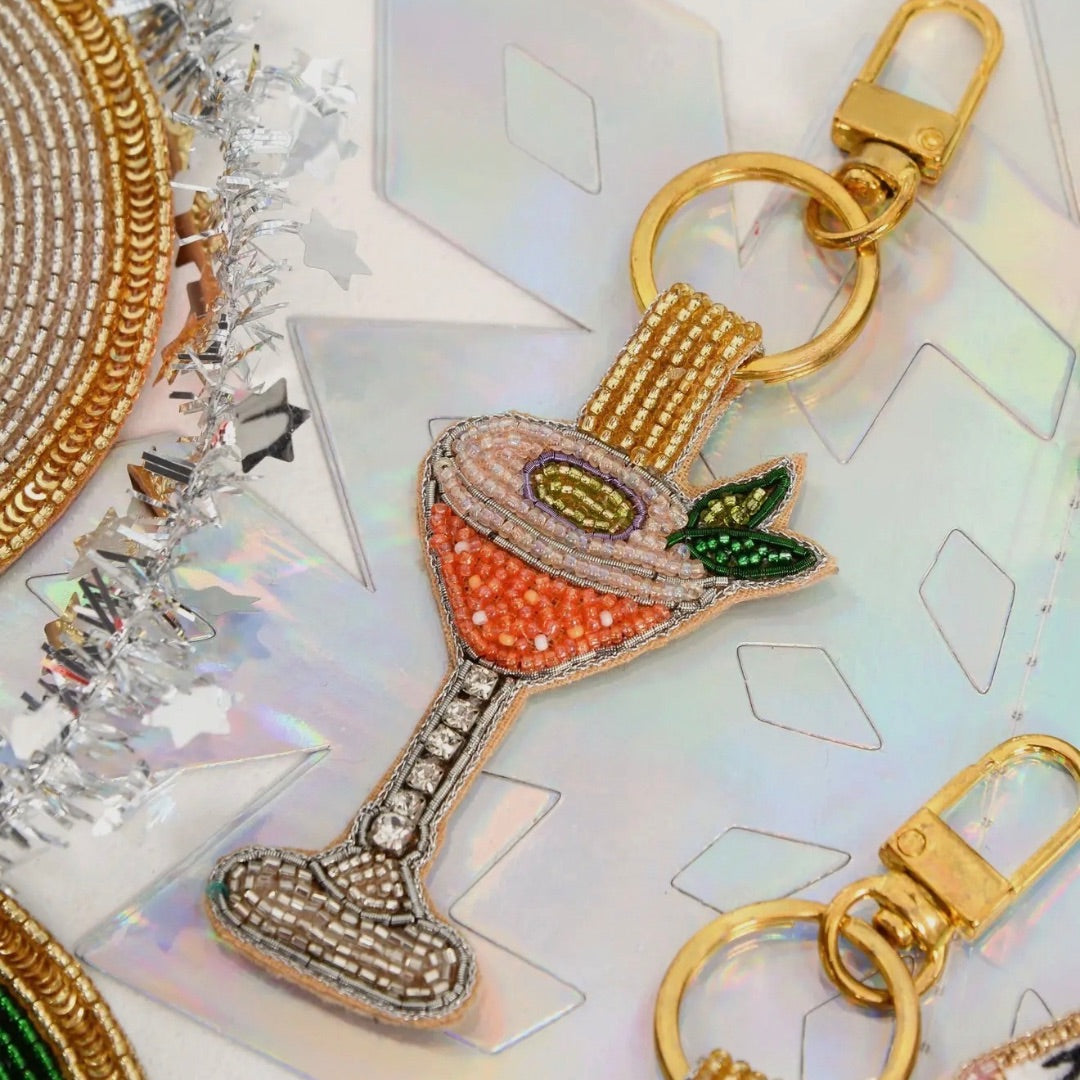 MY DORIS | Passion Fruit Martini Cocktail Keyring