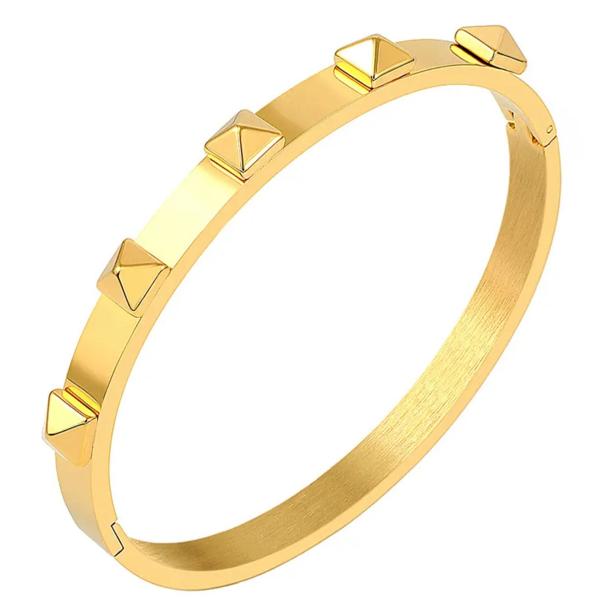 Gold studded Bangle Bracelet