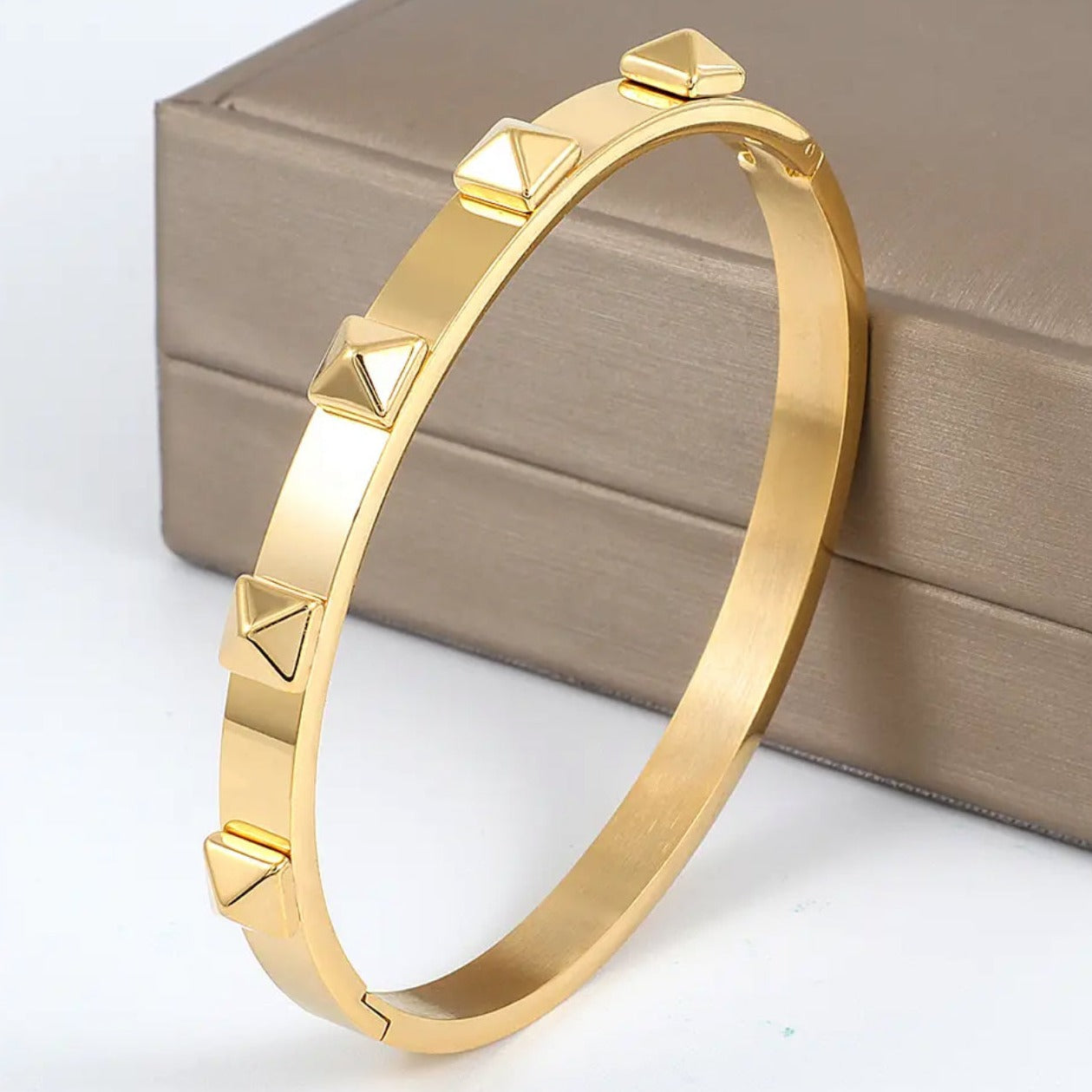 Gold Studded Bracelet