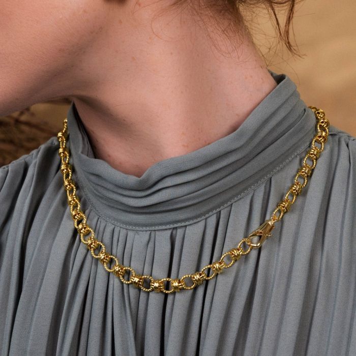 ivy gold chain necklace ashiana