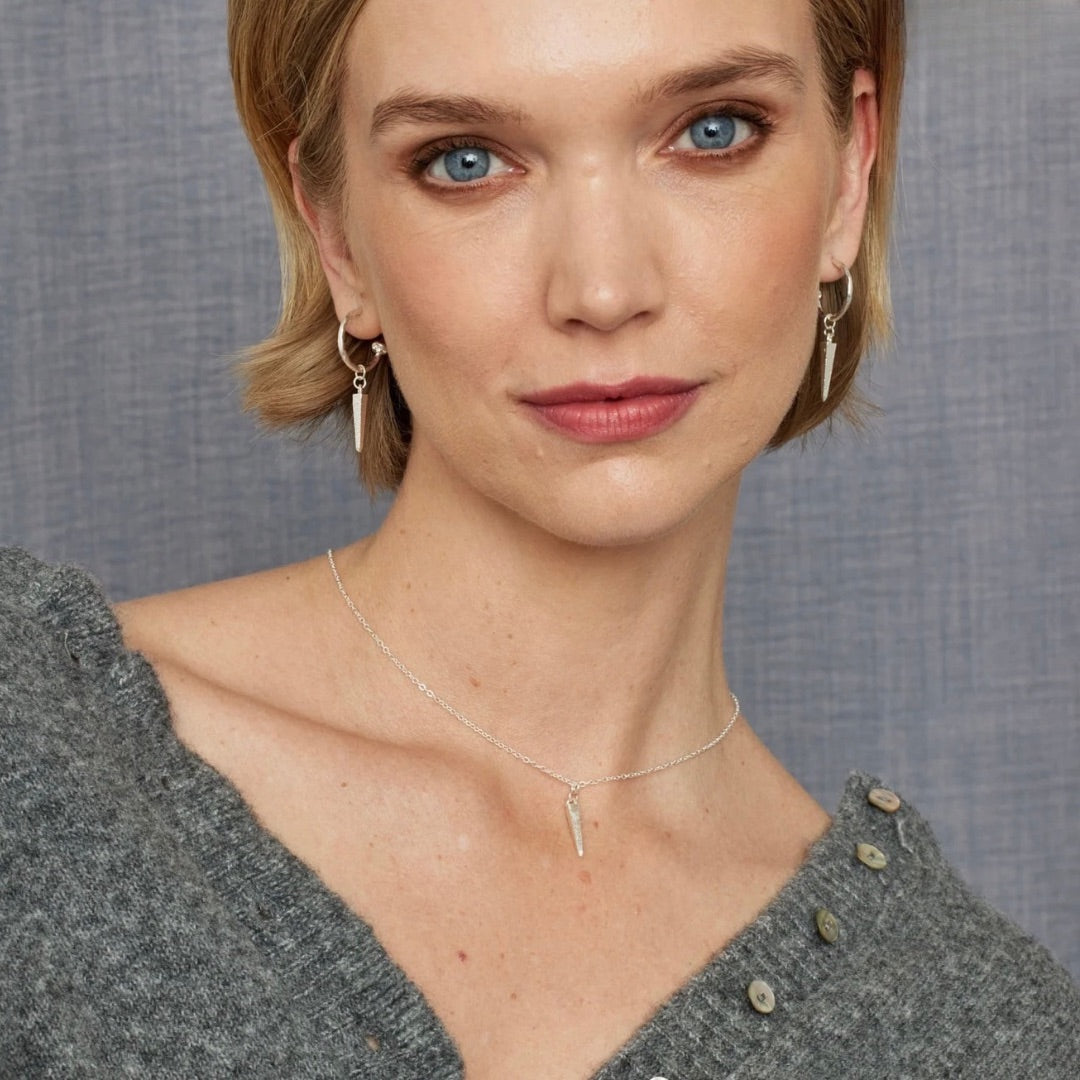Luca Silver Earrings