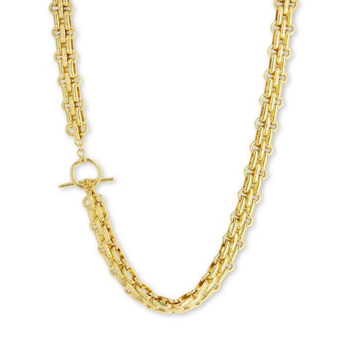 saffron gold chain necklace ashiana