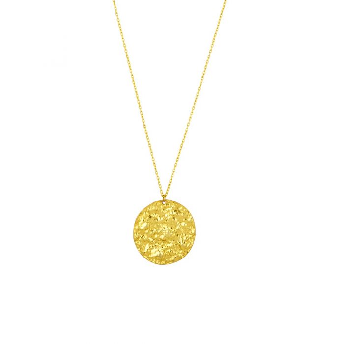 short gold coin necklace ashiana