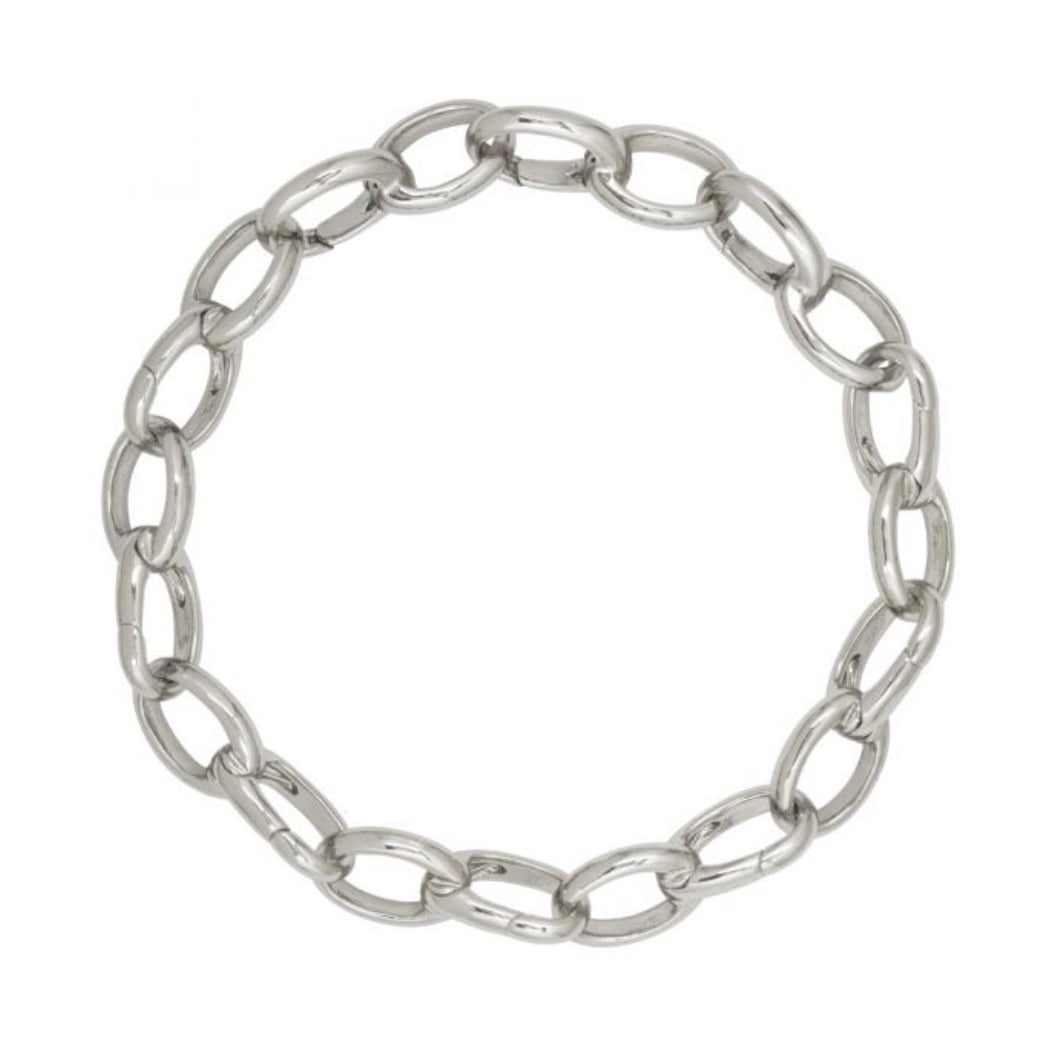 Elise Open Link Chain Bracelet Silver