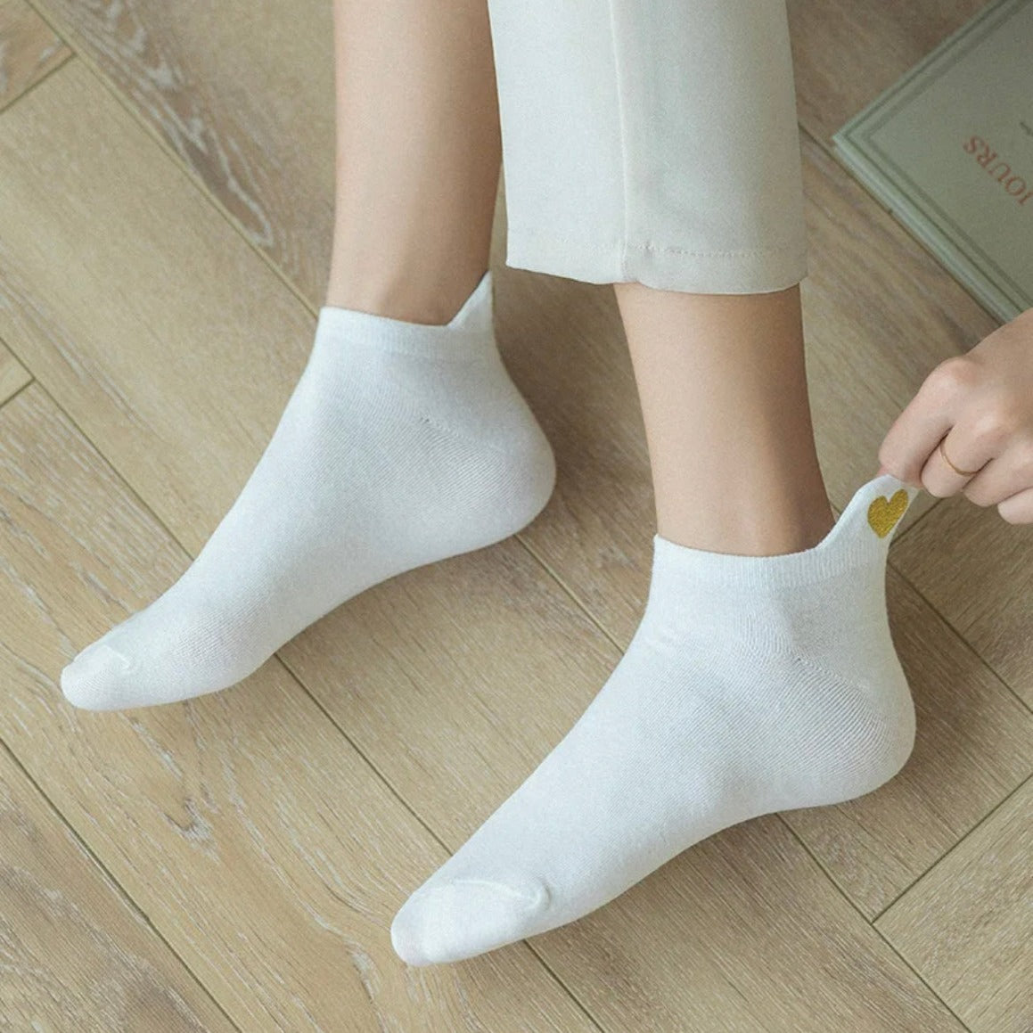Love Socks White