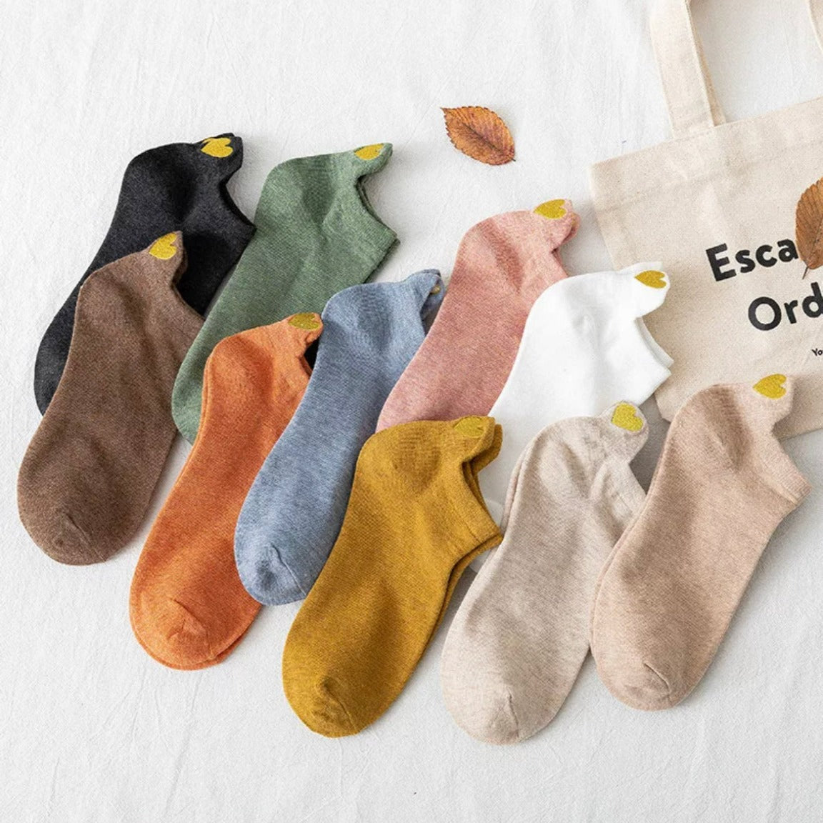 Charcoal Love Socks