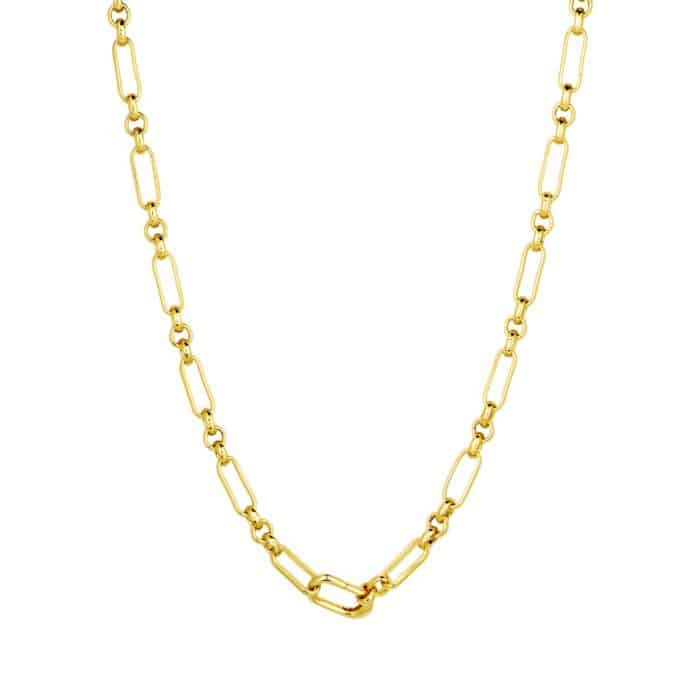 Piaf Chain Necklace / Gold Vintage
